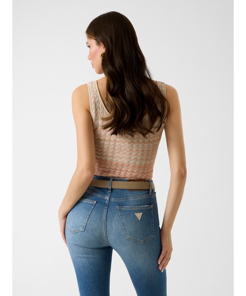 Guess(ゲス)の「ROSALYN Tank Sweater ニット タンクトップ(タンクトップ・レディース・ライトブルー/ピンク・SMALL/LARGE/MEDIUM/X-SMALL)」の3枚目の写真