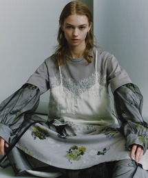 HARE | ビスチェドッキングTシャツ(HARE)(Tシャツ/カットソー)