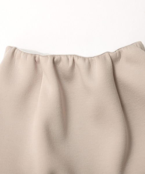 MERAKI（メラキ）の「ギャザーフリルパールスカート（スカート・レディース・ブラック/ピンク/ベージュ・FREE）」の6枚目の写真