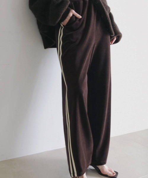 anuke Velour Track Pants ベロアタックパンツ/62620704（その他パンツ