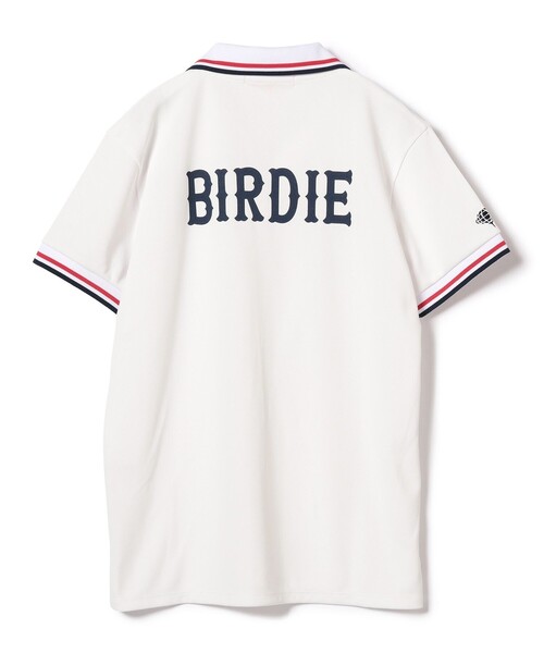 BEAMS GOLF(ビームスゴルフ)の「ORANGE LABEL / バックロゴ スキッパー ポロシャツ(吸水速乾)(ポロシャツ・レディース・ネイビー/ベージュ/ホワイト・LARGE/MEDIUM/SMALL)」の10枚目の写真
