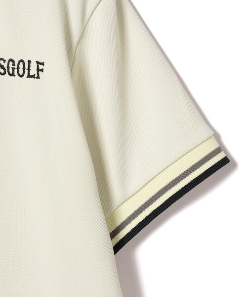 BEAMS GOLF(ビームスゴルフ)の「ORANGE LABEL / バックロゴ スキッパー ポロシャツ(吸水速乾)(ポロシャツ・レディース・ネイビー/ベージュ/ホワイト・LARGE/MEDIUM/SMALL)」の17枚目の写真