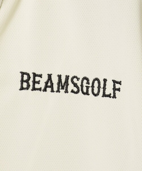 BEAMS GOLF(ビームスゴルフ)の「ORANGE LABEL / バックロゴ スキッパー ポロシャツ(吸水速乾)(ポロシャツ・レディース・ネイビー/ベージュ/ホワイト・LARGE/MEDIUM/SMALL)」の18枚目の写真