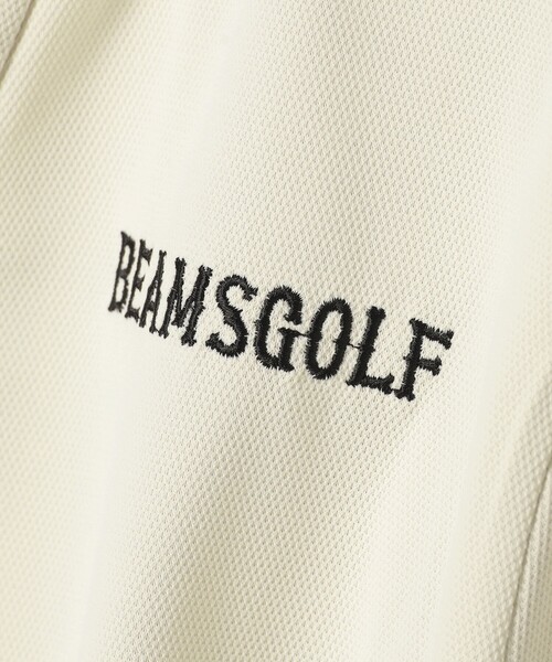 BEAMS GOLF(ビームスゴルフ)の「ORANGE LABEL / バックロゴ スキッパー ポロシャツ(吸水速乾)(ポロシャツ・レディース・ネイビー/ベージュ/ホワイト・LARGE/MEDIUM/SMALL)」の21枚目の写真