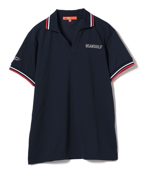 BEAMS GOLF(ビームスゴルフ)の「ORANGE LABEL / バックロゴ スキッパー ポロシャツ(吸水速乾)(ポロシャツ・レディース・ネイビー/ベージュ/ホワイト・LARGE/MEDIUM/SMALL)」の22枚目の写真