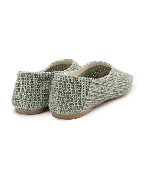 ITS'DEMO（イッツデモ）の「【3E幅】スクエアフラットパンプス（パンプス・レディース・ブラック系3/グリーン系その他5/アイボリー系3/ブラック・40/38）」の7枚目の写真