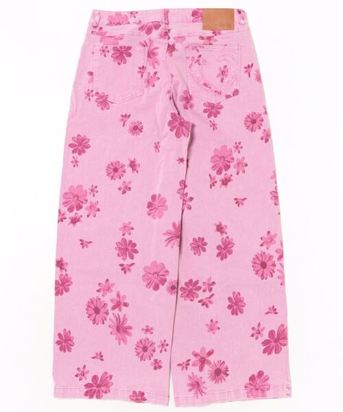 Desigual（デシグアル）の「花柄デニムパンツ ピンク（デニムパンツ・レディース・レッド・34/36/38/40/44）」の4枚目の写真