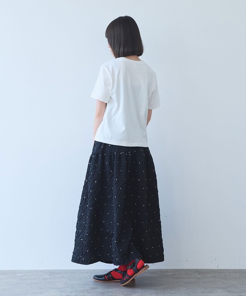 bulle de savon(ビュルデサボン)の「くしゅくしゅdot スカート(スカート・レディース・ブラック・FREE)」の15枚目の写真