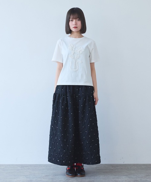 bulle de savon(ビュルデサボン)の「くしゅくしゅdot スカート(スカート・レディース・ブラック・FREE)」の11枚目の写真