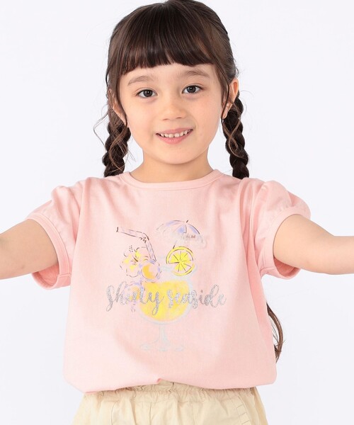 SHIPS(シップス)の「SHIPS KIDS:100~130cm / サマー モチーフ 半袖 Tシャツ(Tシャツ/カットソー・キッズ・ピンク/アイボリー/オフホワイト・100/110/130/120)」の22枚目の写真