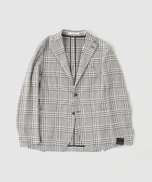 TAGLIATORE(タリアトーレ)の「TAGLIATORE (タリアトーレ) BOUCLE "DAKAR"(テーラードジャケット・メンズ・アイボリー・42/44/46/48/50)」の1枚目の写真