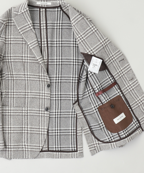 TAGLIATORE(タリアトーレ)の「TAGLIATORE (タリアトーレ) BOUCLE "DAKAR"(テーラードジャケット・メンズ・アイボリー・42/44/46/48/50)」の3枚目の写真