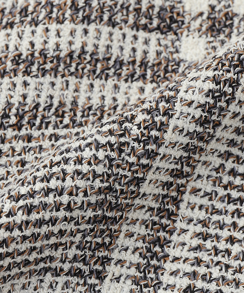 TAGLIATORE(タリアトーレ)の「TAGLIATORE (タリアトーレ) BOUCLE "DAKAR"(テーラードジャケット・メンズ・アイボリー・42/44/46/48/50)」の2枚目の写真