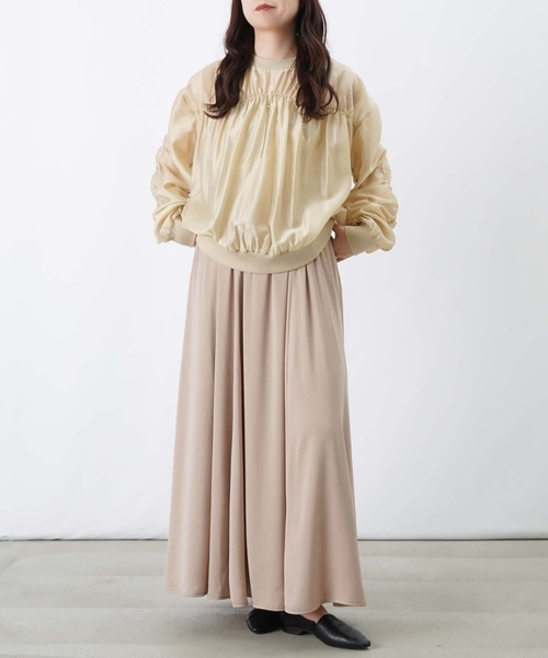 LUCA/LADY LUCK LUCA（ルカ/レディラックルカ）の「LC/LLL ギャザーリブブラウス（シャツ/ブラウス・レディース・ベージュ/ブラック/ブルー・FREE）」の17枚目の写真