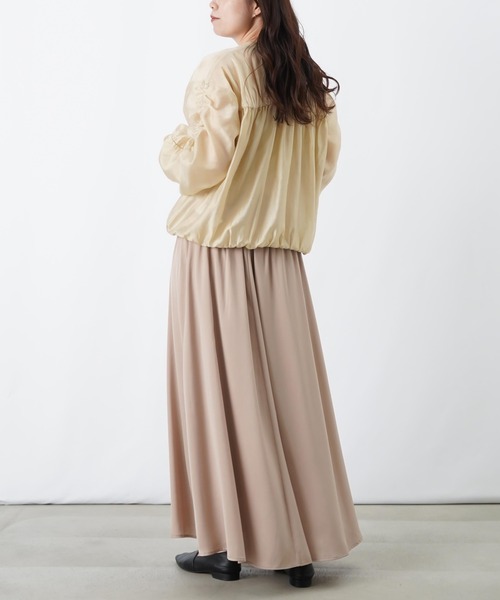 LUCA/LADY LUCK LUCA（ルカ/レディラックルカ）の「LC/LLL ギャザーリブブラウス（シャツ/ブラウス・レディース・ベージュ/ブラック/ブルー・FREE）」の16枚目の写真