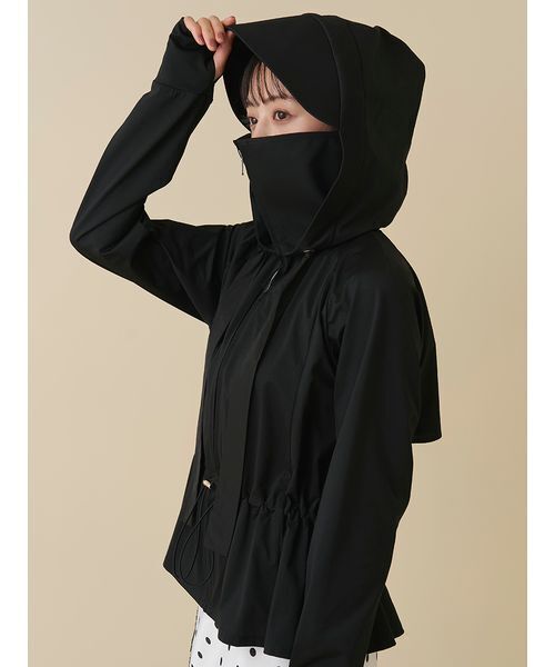 WEB限定/LUMISHADE】サンバイザー付きUVカットパーカー（パーカー