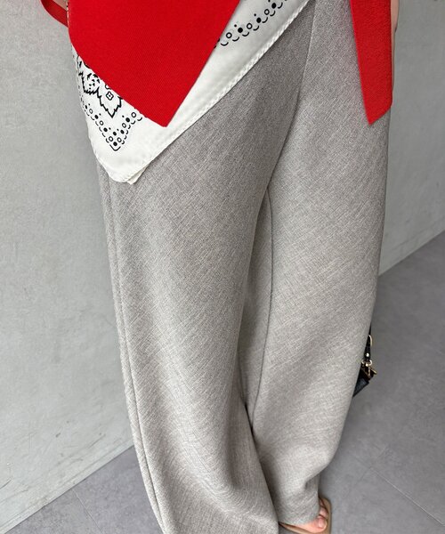 DouDou(ドゥドゥ)の「【WEB限定】リネンライクイージーパンツ(その他パンツ・レディース・ブラウン/ベージュ/グレー・FREE)」の21枚目の写真