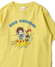 【Monchhichi / モンチッチ】グラフィックプリントクルーネックTシャツ