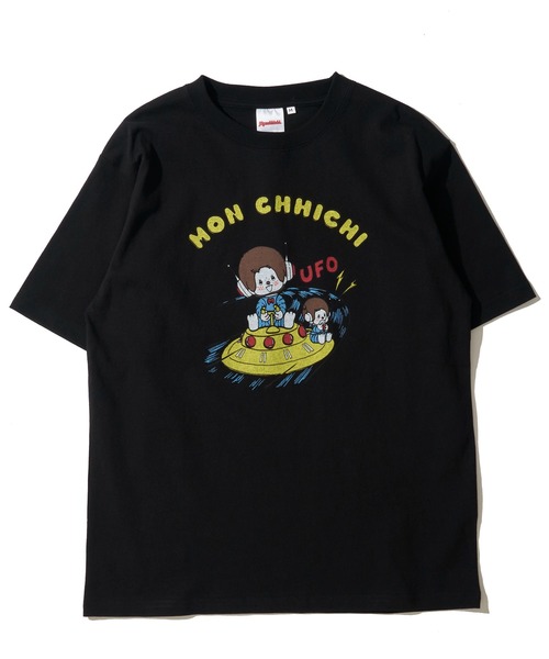 ADPOSION(アドポーション)の「【Monchhichi / モンチッチ】グラフィックプリントクルーネックTシャツ(Tシャツ/カットソー・レディース・ブラック/イエロー/ホワイト・MEDIUM/SMALL/LARGE)」の11枚目の写真