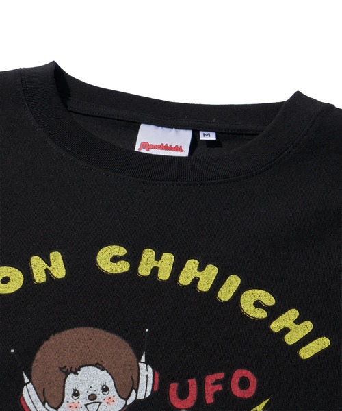ADPOSION(アドポーション)の「【Monchhichi / モンチッチ】グラフィックプリントクルーネックTシャツ(Tシャツ/カットソー・レディース・ブラック/イエロー/ホワイト・MEDIUM/SMALL/LARGE)」の7枚目の写真
