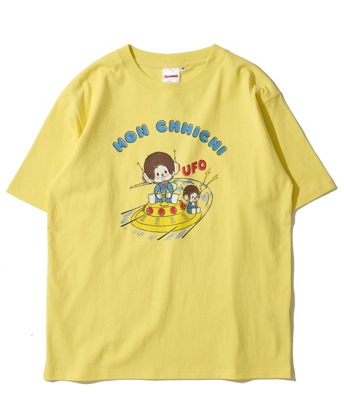ADPOSION(アドポーション)の「【Monchhichi / モンチッチ】グラフィックプリントクルーネックTシャツ(Tシャツ/カットソー・レディース・ブラック/イエロー/ホワイト・MEDIUM/SMALL/LARGE)」の9枚目の写真