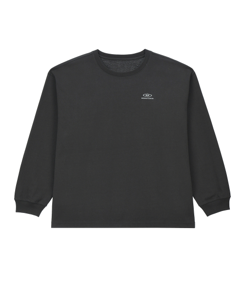 BORN TO WIN（ボーントゥウィン）の「SILVER B LOGO OVER FIT LONG SLEEVE [CHARCOAL]（Tシャツ/カットソー・メンズ・その他・1/2/4/3）」の2枚目の写真