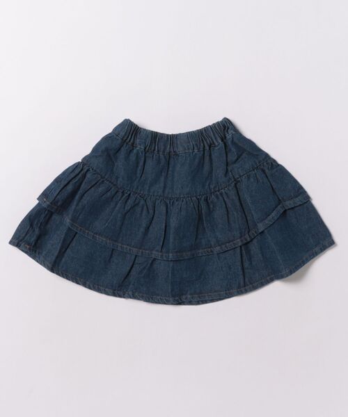 BABYDOLL（ベビードール）の「デニムティアードスカッツ 1567K（デニムスカート・キッズ・ライトインディゴブルー/ライトブルー・140cm/130cm/120cm/110cm/100cm/90cm）」の7枚目の写真