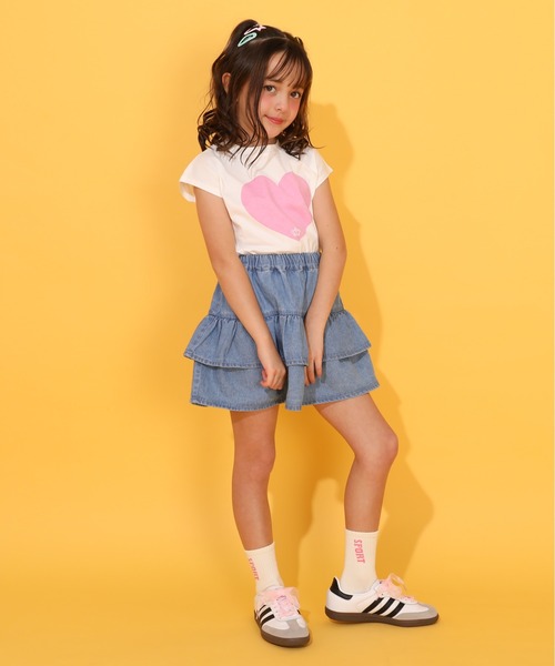 BABYDOLL（ベビードール）の「デニムティアードスカッツ 1567K（デニムスカート・キッズ・ライトインディゴブルー/ライトブルー・140cm/130cm/120cm/110cm/100cm/90cm）」の10枚目の写真