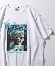 2026SS VISION STREET WEAR/ビジョンストリートウェア ゴースト/恐竜/サメ/フォト プリント オーバーサイズ半袖Tシャツ レディース メンズ
