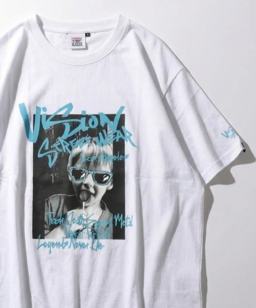 VISION STREET WEAR(ヴィジョンストリートウェア)の「2026SS VISION STREET WEAR/ビジョンストリートウェア ゴースト/恐竜/サメ/フォト プリント オーバーサイズ半袖Tシャツ レディース メンズ(Tシャツ/カットソー・レディース・ホワイト/ブラック/ブラック系その他2/ブラック系その他3/ホワイト系その他2/ホワイト系その他3/ホワイト系その他/ブラック系その他・LL/M/L)」の3枚目の写真