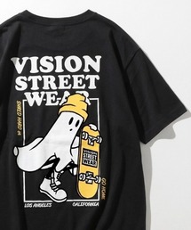 2026SS VISION STREET WEAR/ビジョンストリートウェア ゴースト/恐竜/サメ/フォト プリント オーバーサイズ半袖Tシャツ レディース メンズ