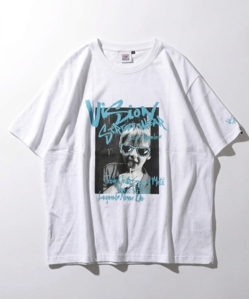 VISION STREET WEAR(ヴィジョンストリートウェア)の「2026SS VISION STREET WEAR/ビジョンストリートウェア ゴースト/恐竜/サメ/フォト プリント オーバーサイズ半袖Tシャツ レディース メンズ(Tシャツ/カットソー・レディース・ホワイト/ブラック/ブラック系その他2/ブラック系その他3/ホワイト系その他2/ホワイト系その他3/ホワイト系その他/ブラック系その他・LL/M/L)」の15枚目の写真