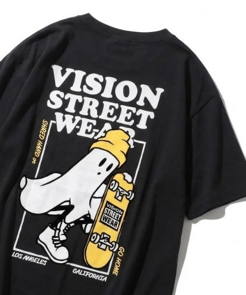 VISION STREET WEAR(ヴィジョンストリートウェア)の「2026SS VISION STREET WEAR/ビジョンストリートウェア ゴースト/恐竜/サメ/フォト プリント オーバーサイズ半袖Tシャツ レディース メンズ(Tシャツ/カットソー・レディース・ホワイト/ブラック/ブラック系その他2/ブラック系その他3/ホワイト系その他2/ホワイト系その他3/ホワイト系その他/ブラック系その他・LL/M/L)」の9枚目の写真