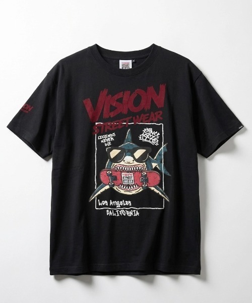 VISION STREET WEAR(ヴィジョンストリートウェア)の「2026SS VISION STREET WEAR/ビジョンストリートウェア ゴースト/恐竜/サメ/フォト プリント オーバーサイズ半袖Tシャツ レディース メンズ(Tシャツ/カットソー・レディース・ホワイト/ブラック/ブラック系その他2/ブラック系その他3/ホワイト系その他2/ホワイト系その他3/ホワイト系その他/ブラック系その他・LL/M/L)」の19枚目の写真