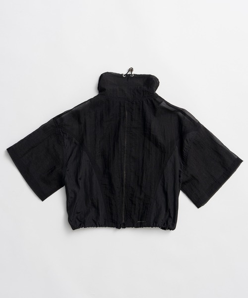PRANK PROJECT(プランクプロジェクト)の「【2026Summer Pre-Order】シアーリップストップトラックジャケット / Sheer Ripstop Track Jacket(ナイロンジャケット・レディース・ホワイト/グレー/ブラック・FREE)」の19枚目の写真