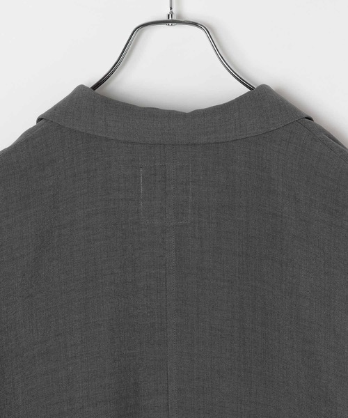 LEPSIM(レプシィム)の「《リネンライクドライシリーズ》ランタンショート5分袖ダブルジャケット 639422(テーラードジャケット・レディース・チャコールグレー/カーキブラウン/ベージュ・FREE)」の9枚目の写真