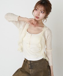 RAY CASSIN | レースシアーボレロカーディガン(カーディガン/ボレロ)