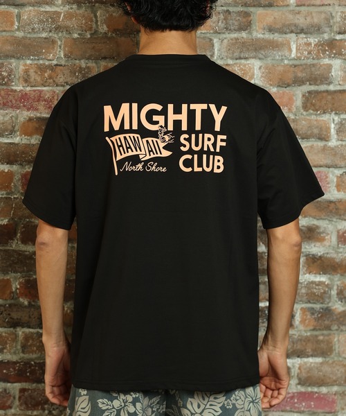ムラサキスポーツ(ムラサキスポーツ)の「【ムラサキスポーツ限定】Mighty Surf Club/マイティーサーフクラブ 半袖 Tシャツ バックプリント MT26ST03(Tシャツ/カットソー・メンズ・ブラック/ホワイト・M/L/XL)」の2枚目の写真
