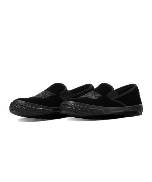 CONVERSE(コンバース)の「CONVERSE ALL STAR KUNGFU SLIP-ON(コンバース オールスター カンフー スリップオン)(スリッポン・メンズ・グリーン/ブラック系・22.5cm/23cm/23.5cm/24cm/24.5cm/25cm/25.5cm/26cm/26.5cm/27cm/27.5cm/28cm/29cm/30cm)」の2枚目の写真