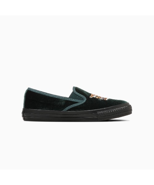 CONVERSE(コンバース)の「CONVERSE ALL STAR KUNGFU SLIP-ON(コンバース オールスター カンフー スリップオン)(スリッポン・メンズ・グリーン/ブラック系・22.5cm/23cm/23.5cm/24cm/24.5cm/25cm/25.5cm/26cm/26.5cm/27cm/27.5cm/28cm/29cm/30cm)」の11枚目の写真