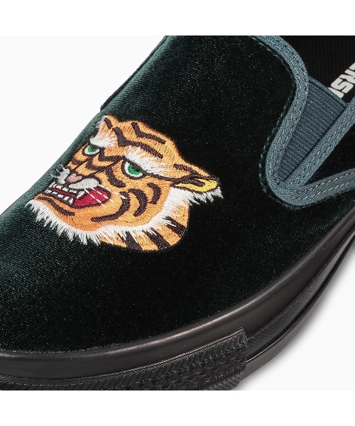 CONVERSE(コンバース)の「CONVERSE ALL STAR KUNGFU SLIP-ON(コンバース オールスター カンフー スリップオン)(スリッポン・メンズ・グリーン/ブラック系・22.5cm/23cm/23.5cm/24cm/24.5cm/25cm/25.5cm/26cm/26.5cm/27cm/27.5cm/28cm/29cm/30cm)」の15枚目の写真