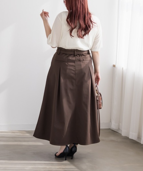 CLETTE(クレット)の「CLETTEオリジナルベーシック半袖シアーTシャツ(Tシャツ/カットソー・レディース・ブラック/オフホワイト・4L/3L/LL)」の9枚目の写真