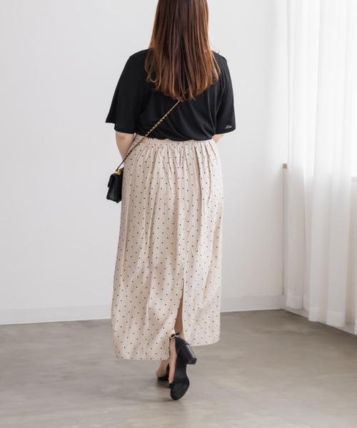 CLETTE(クレット)の「CLETTEオリジナルベーシック半袖シアーTシャツ(Tシャツ/カットソー・レディース・ブラック/オフホワイト・4L/3L/LL)」の4枚目の写真