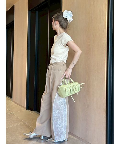 FURFUR（ファーファー）の「クロスストラップリボンパンプス（パンプス・レディース・シルバー/ブラック/ピンク・36/37/38）」の19枚目の写真