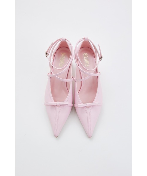 FURFUR（ファーファー）の「クロスストラップリボンパンプス（パンプス・レディース・シルバー/ブラック/ピンク・36/37/38）」の11枚目の写真