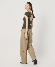 PALM（パーム）の「【別注】＜PALM＞バックオープン トップス（Tシャツ/カットソー）」