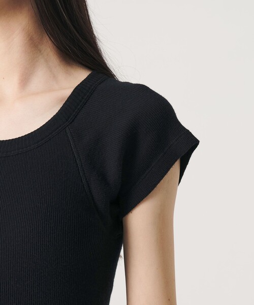PALM(パーム)の「【別注】<PALM>バックオープン トップス(Tシャツ/カットソー・レディース・オリーブ/ブラック・FREE)」の14枚目の写真