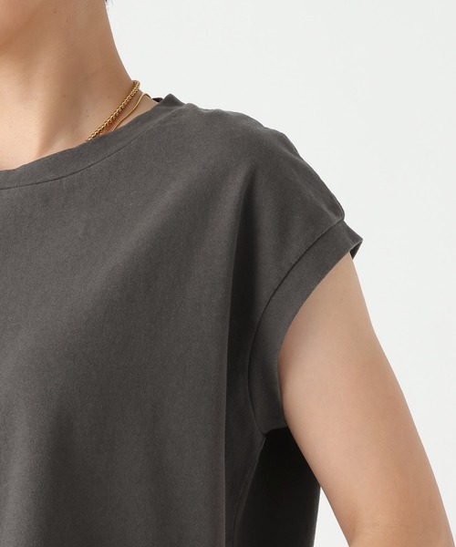 Elura（エルーラ）の「ピグメント風フレンチT/679120（Tシャツ/カットソー・レディース・ブラウン/チャコールグレー・FREE）」の14枚目の写真