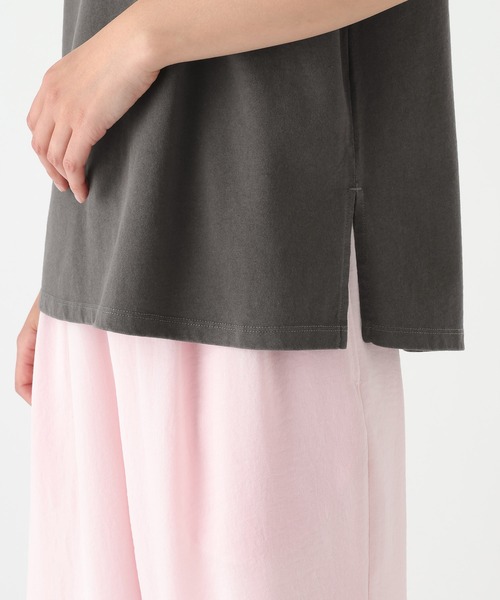 Elura（エルーラ）の「ピグメント風フレンチT/679120（Tシャツ/カットソー・レディース・ブラウン/チャコールグレー・FREE）」の15枚目の写真