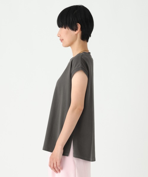Elura（エルーラ）の「ピグメント風フレンチT/679120（Tシャツ/カットソー・レディース・ブラウン/チャコールグレー・FREE）」の10枚目の写真